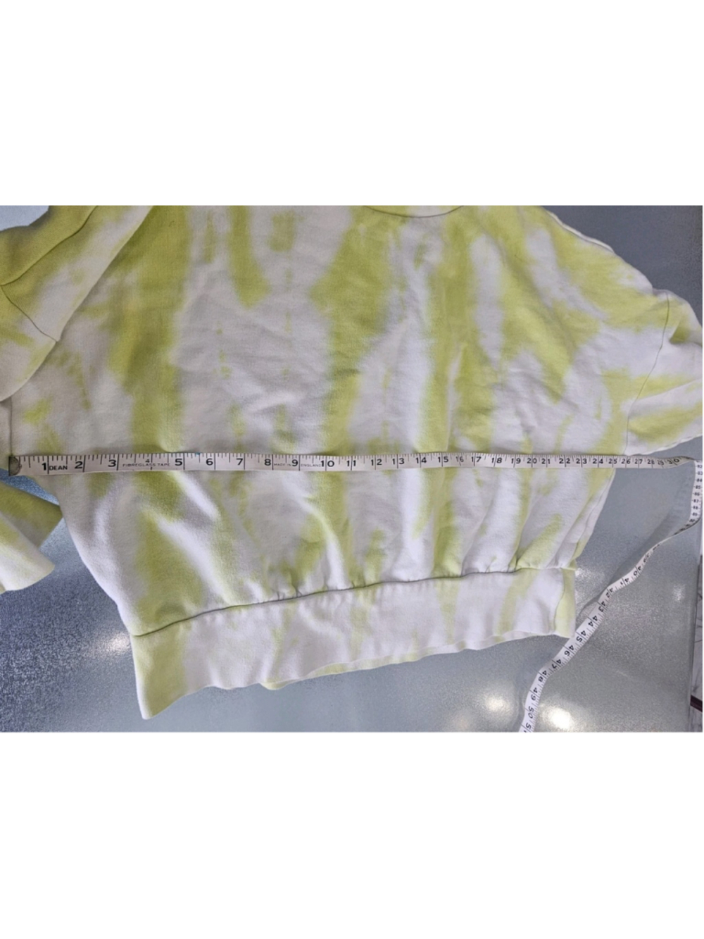 Old Navy Women S Sweatshirt Multicolor Cotton Tie Dye Cropped Casual Style - Picture 6 of 7